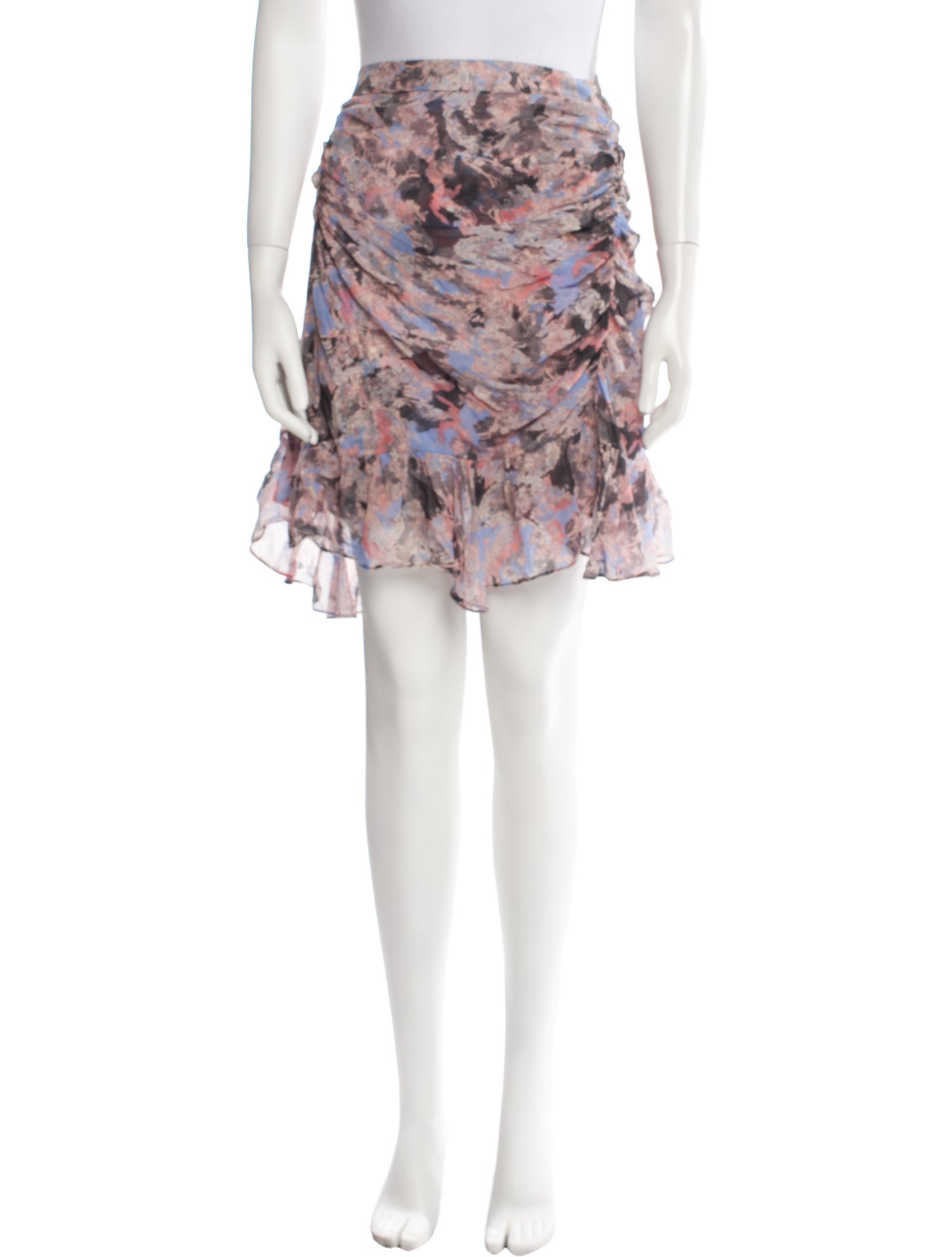 Iro Printed Mini Skirt w/ Tags