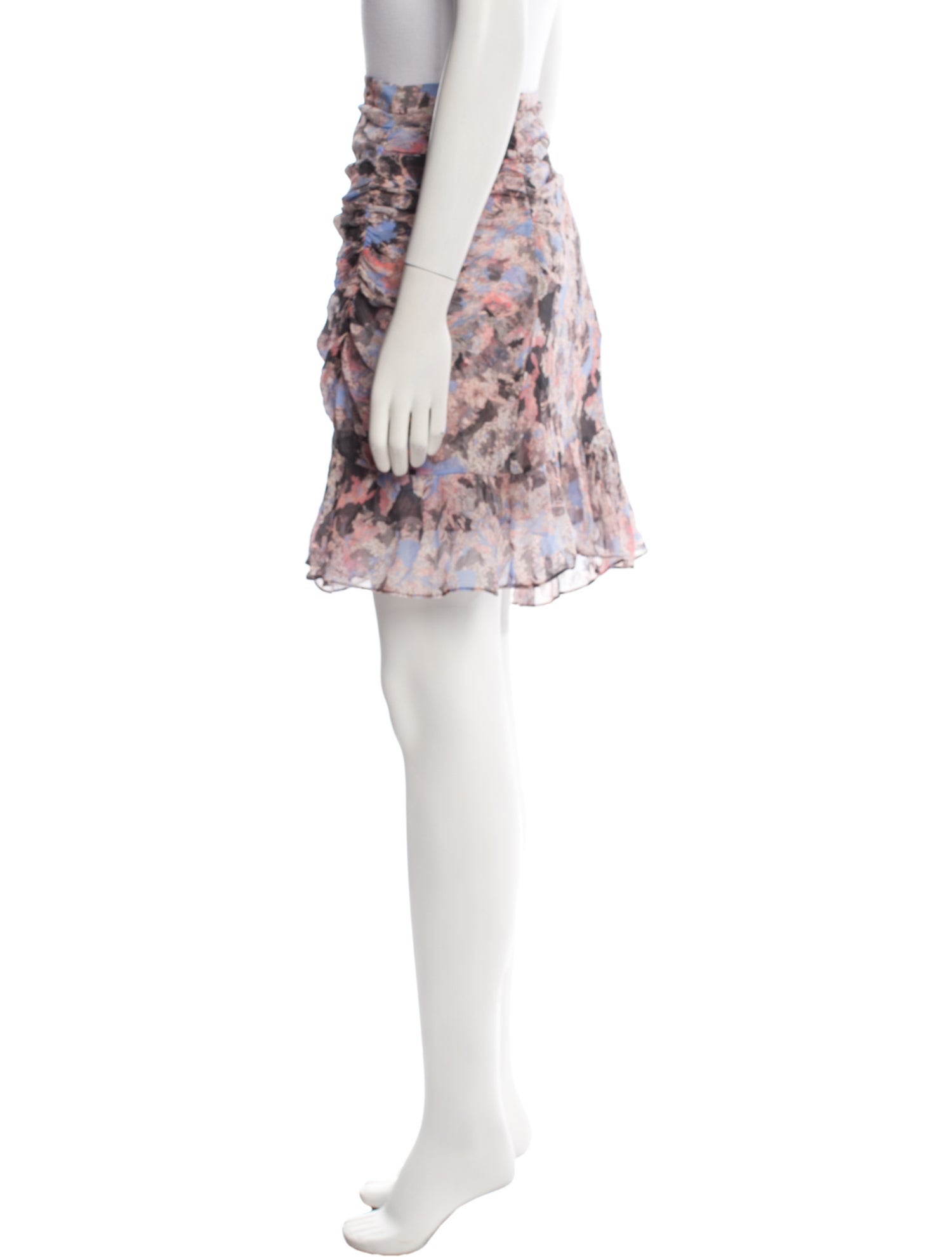 Iro Printed Mini Skirt w/ Tags