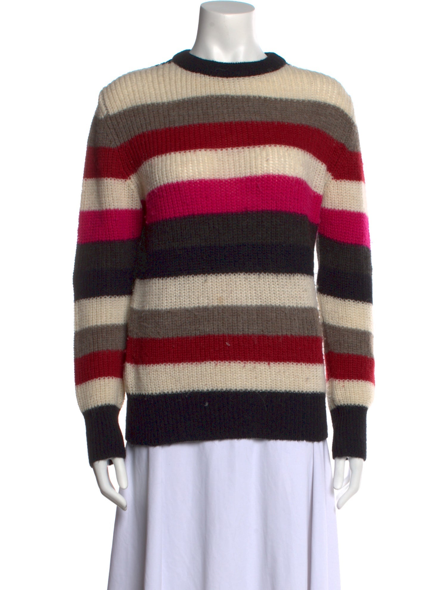 Iro Striped Crew Neck Sweater
