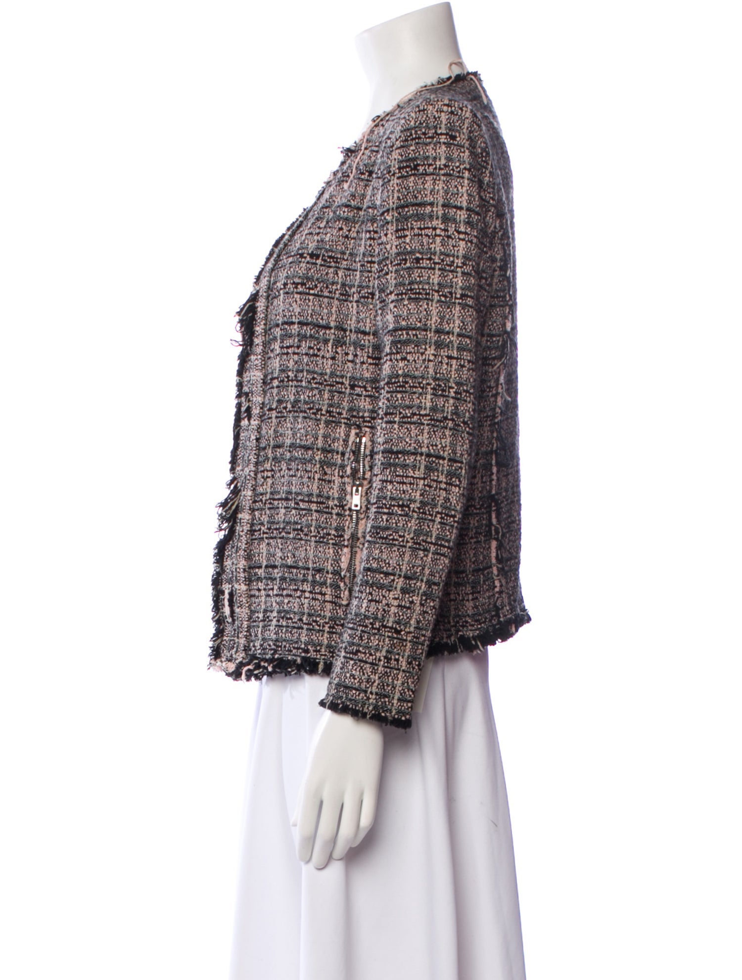 Iro Tweed Pattern Evening Jacket