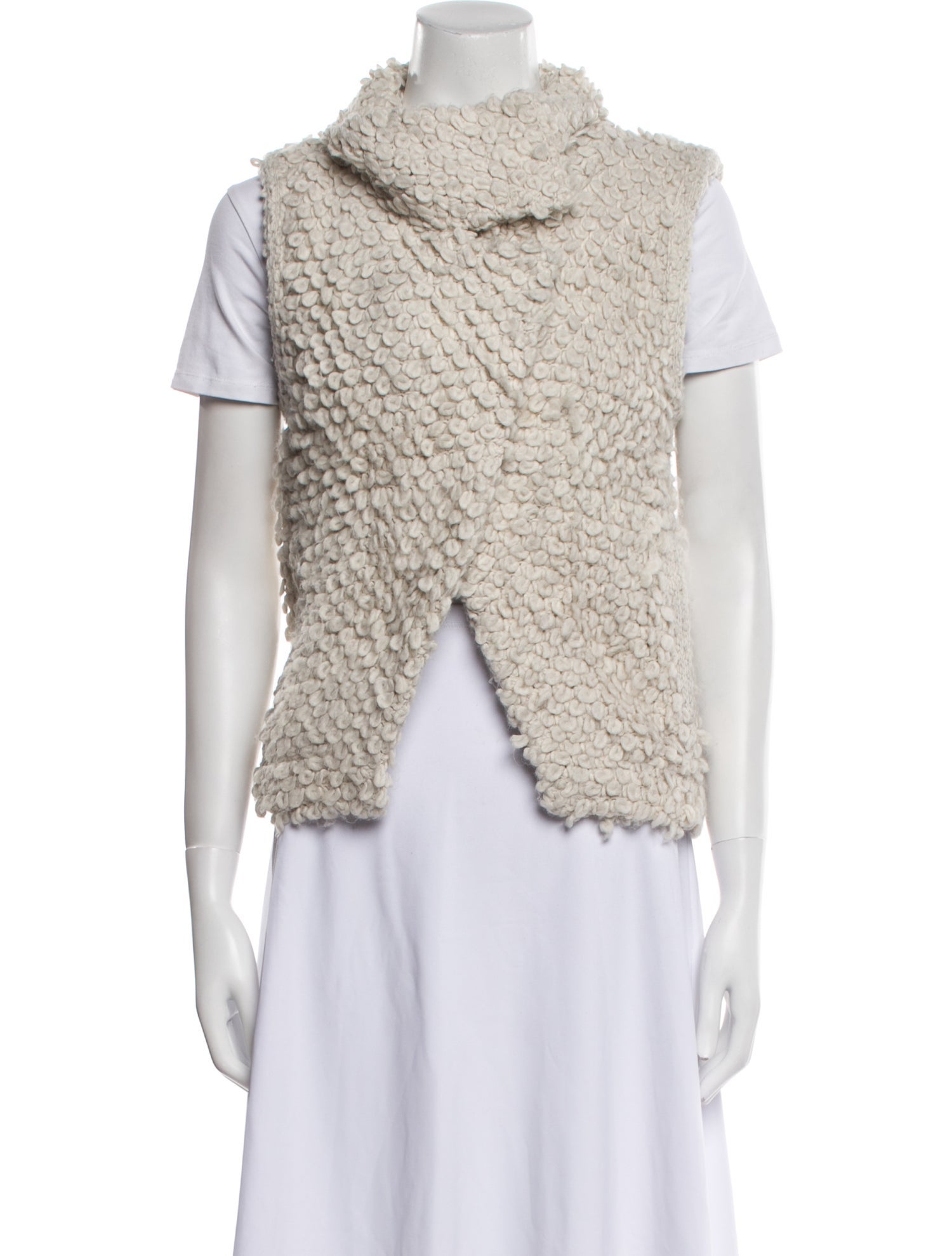 Iro Tweed Pattern Vest