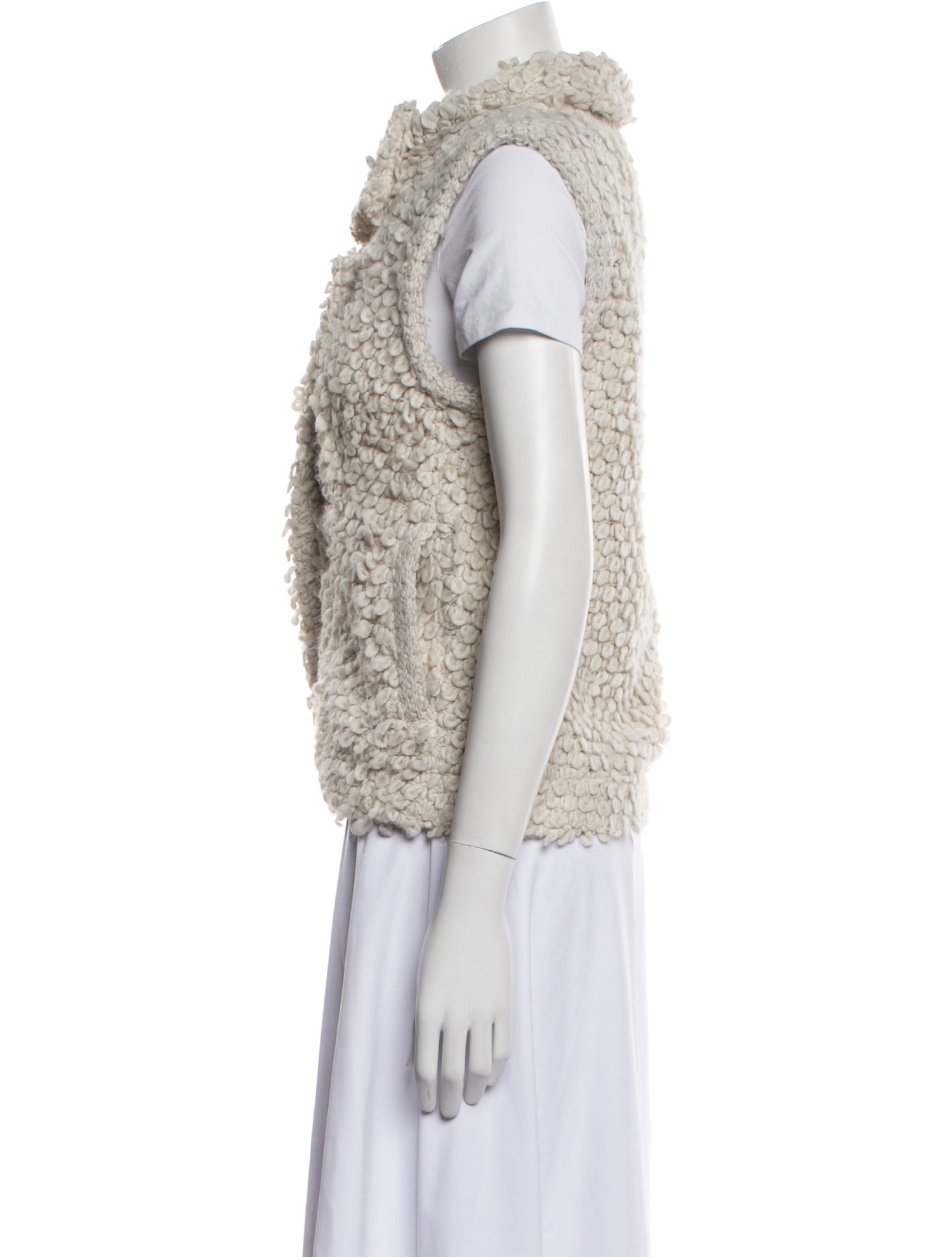 Iro Tweed Pattern Vest