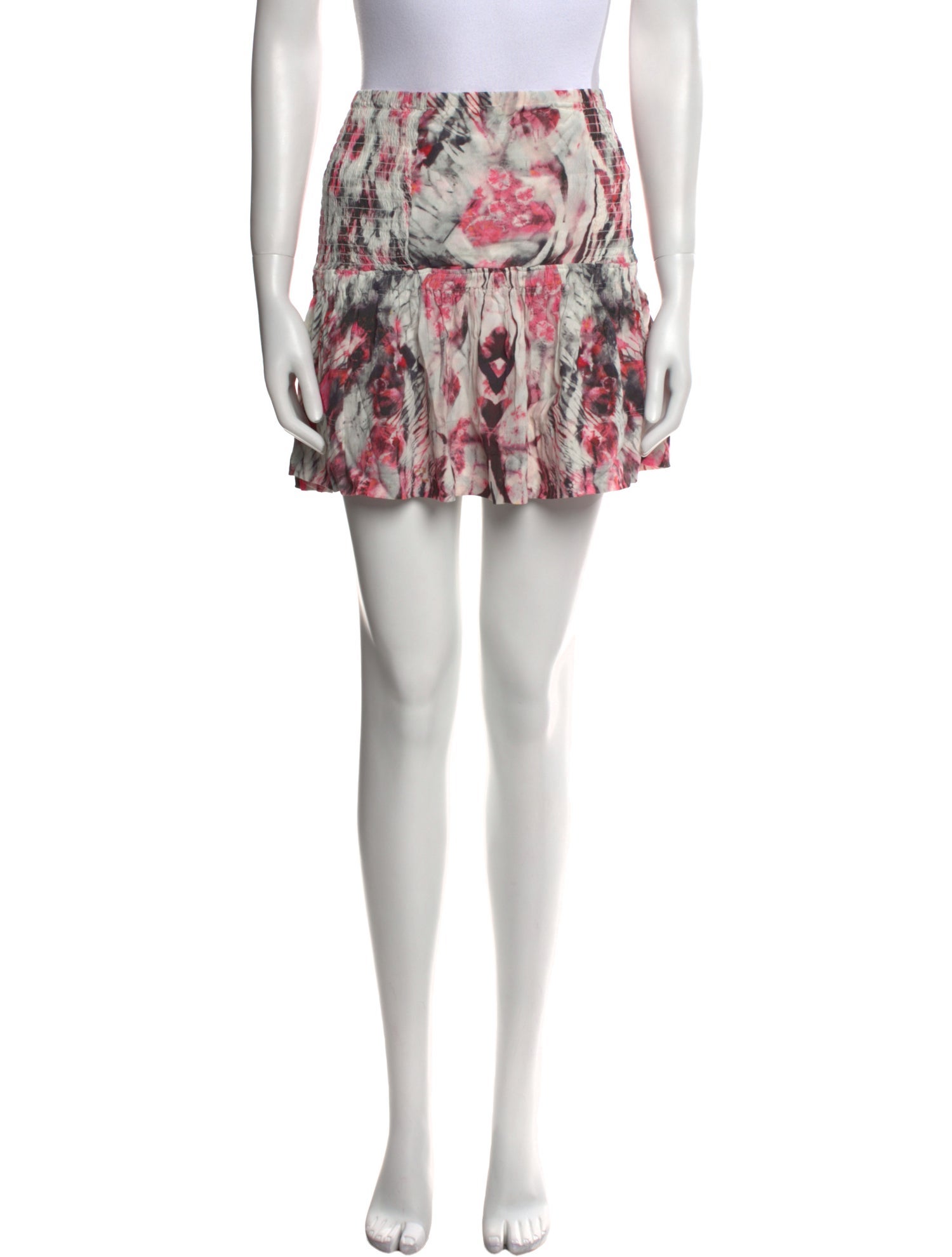 Iro Printed Mini Skirt