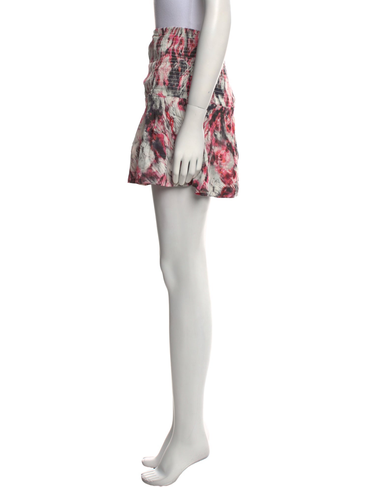 Iro Printed Mini Skirt