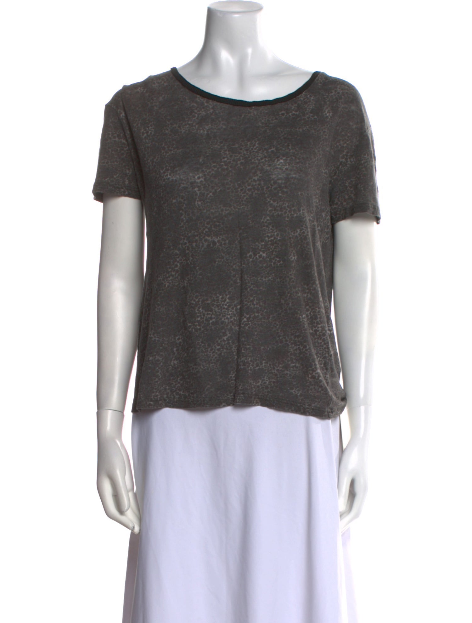 Iro Linen Scoop Neck T-Shirt