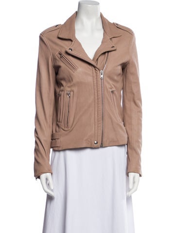 Iro Jackets Leather Biker Jacket Us8, Fr40 | M