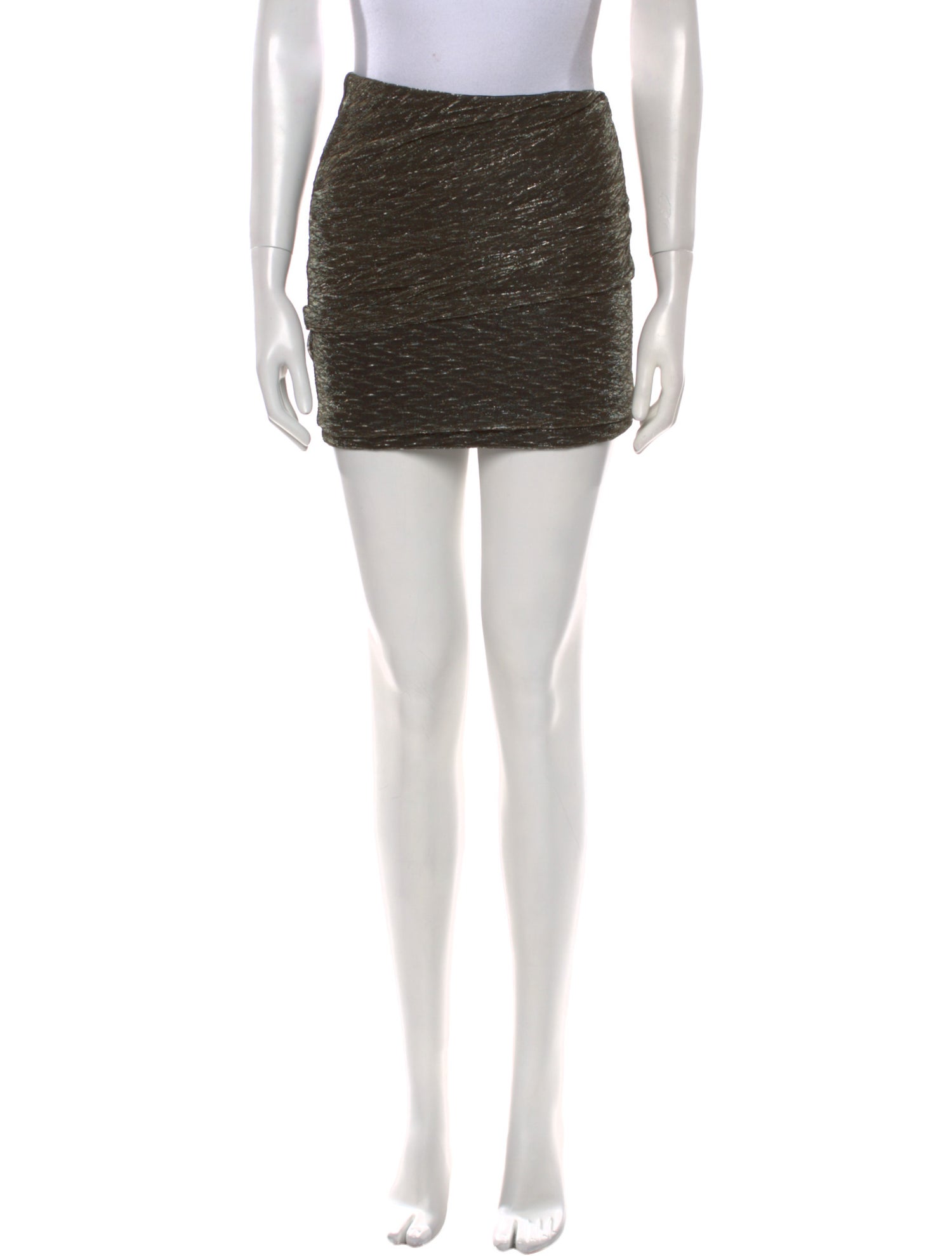 Iro Pleated Accents Mini Skirt