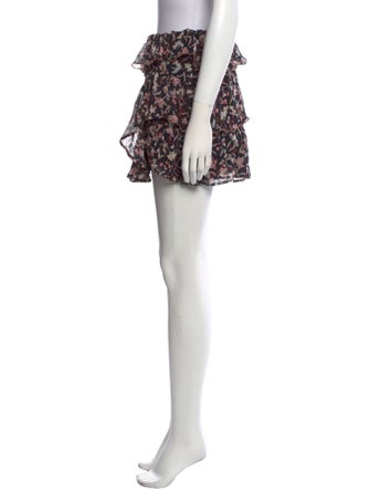 Iro Floral Print Mini Skirt