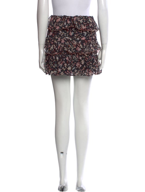 Iro Floral Print Mini Skirt