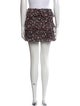 Iro Floral Print Mini Skirt