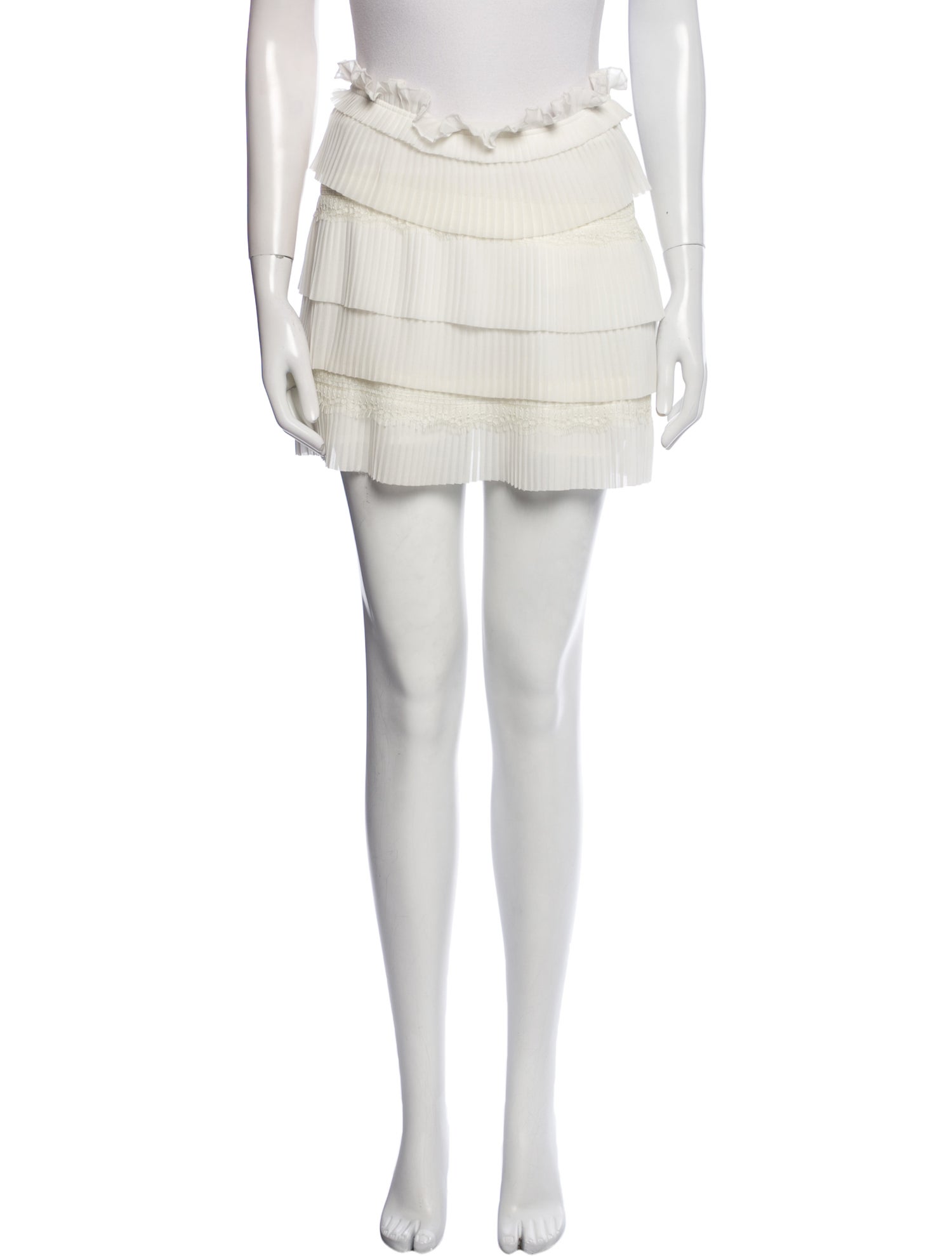 Iro Ruffle Embellishment Mini Skirt