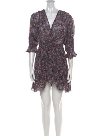 Iro Dresses Floral Print Mini Dress XS