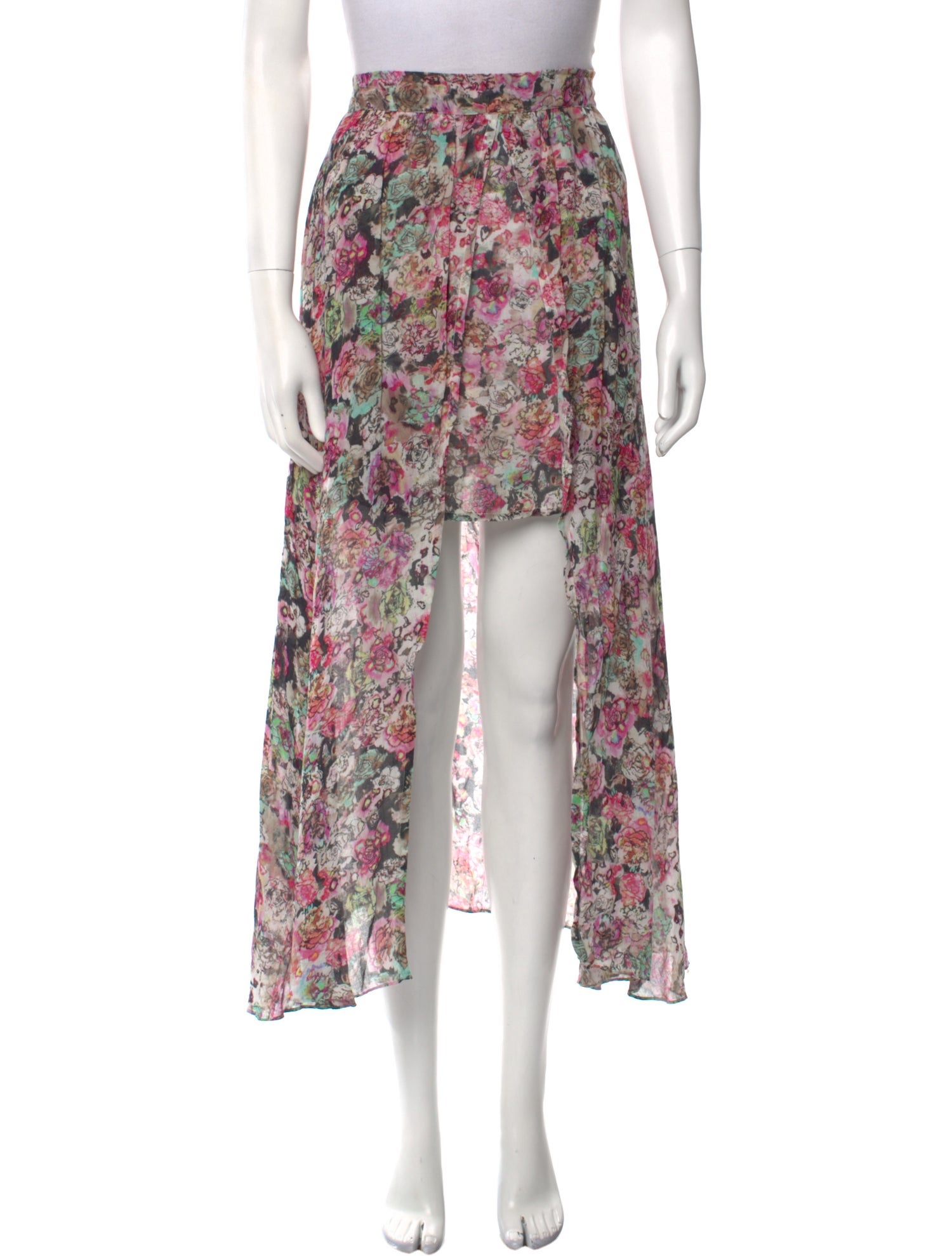 Iro Silk Midi Length Skirt