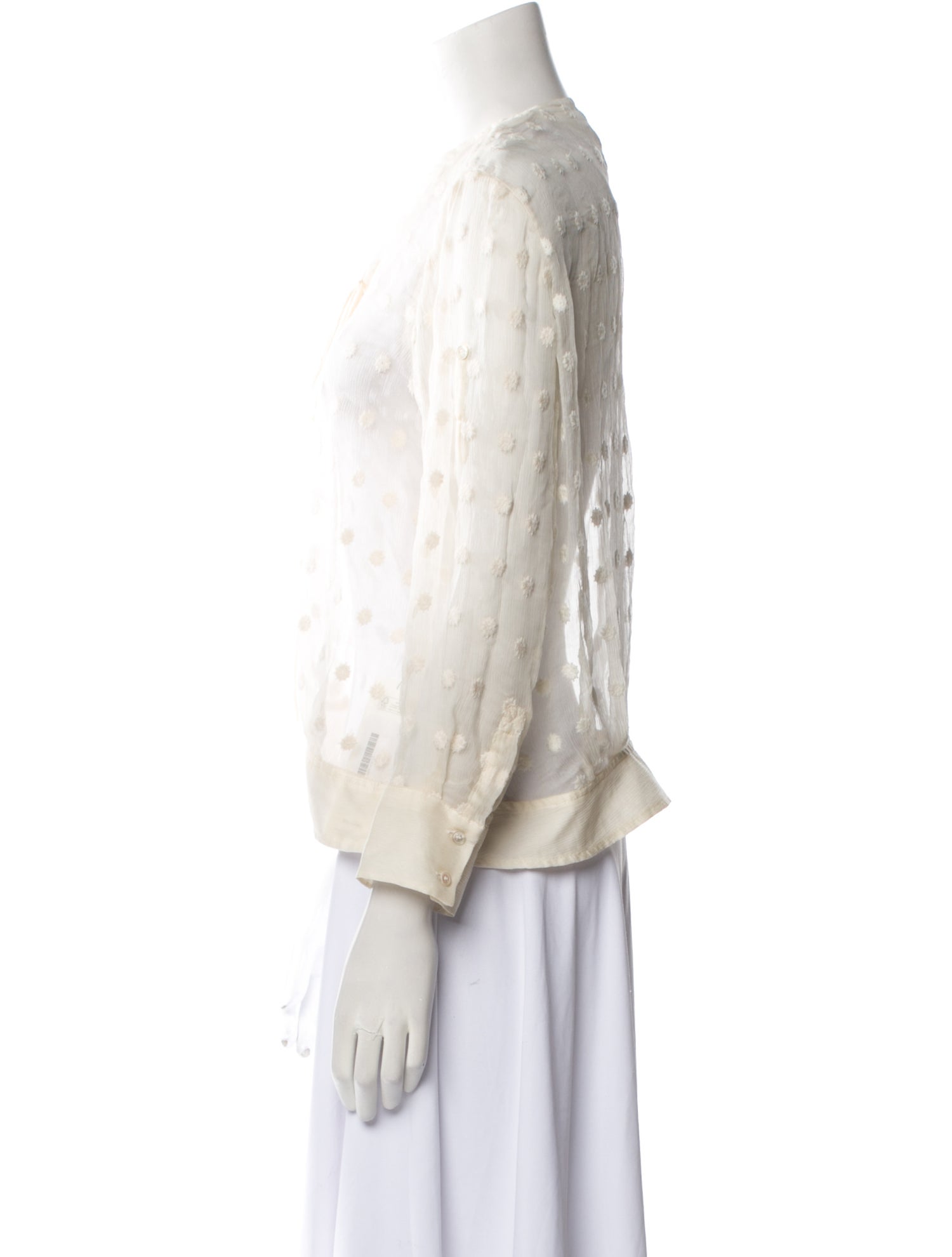 Iro V-Neck Three-Quarter Sleeve Blouse