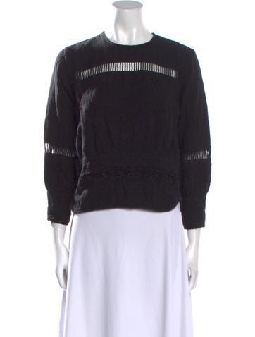 Iro Tops Graphic Print Crew Neck Sweatshirt M