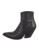Iro Leather Pleated Accents Boots