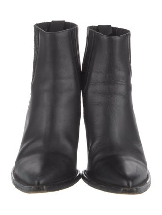 Iro Leather Pleated Accents Boots