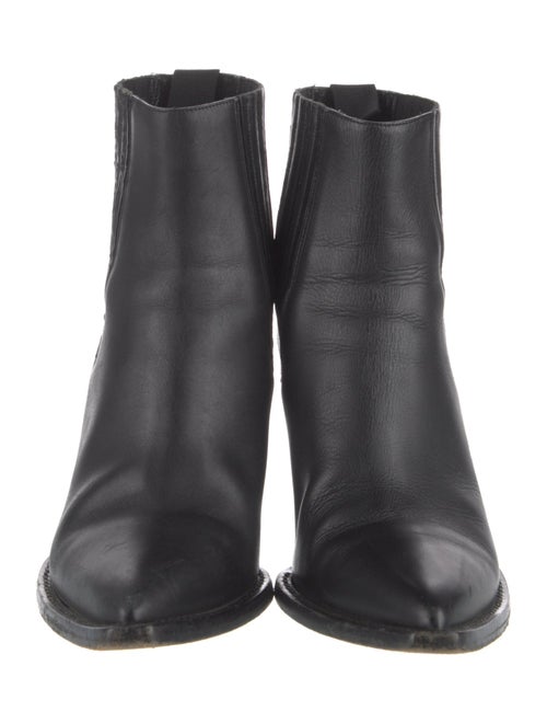 Iro Leather Pleated Accents Boots
