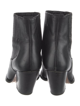 Iro Leather Pleated Accents Boots