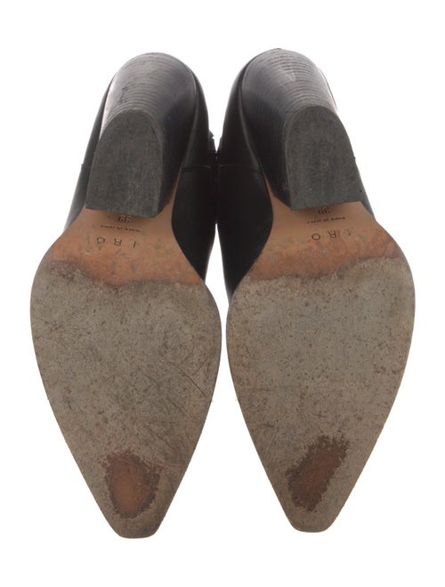 Iro Leather Pleated Accents Boots