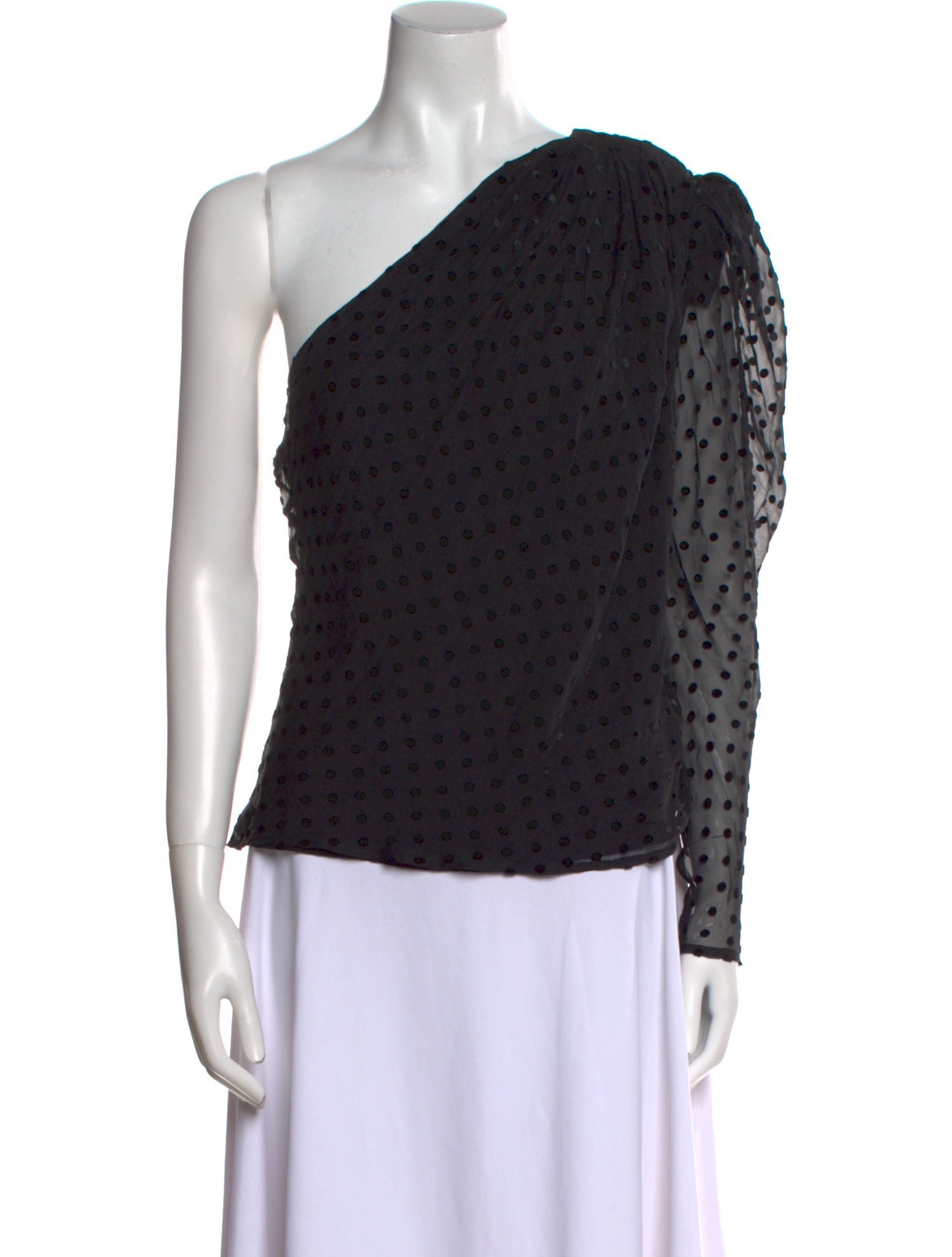 Iro Silk Polka Dot Print Top