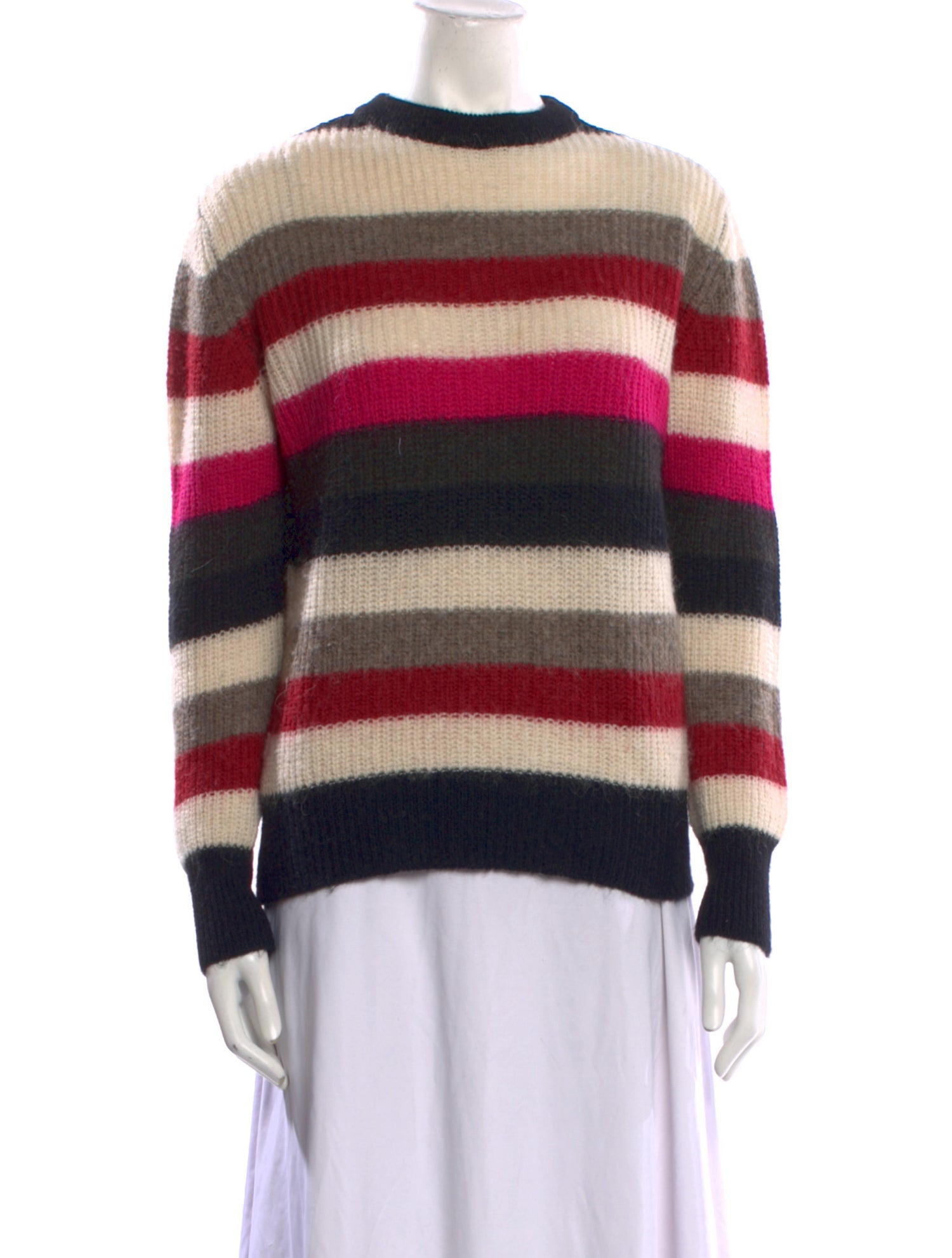 Iro Striped Crew Neck Sweater