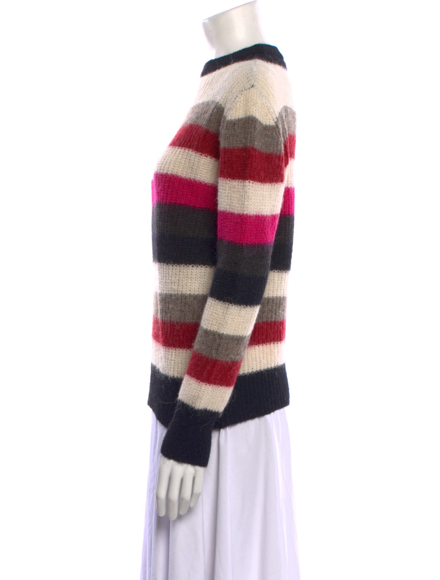 Iro Striped Crew Neck Sweater