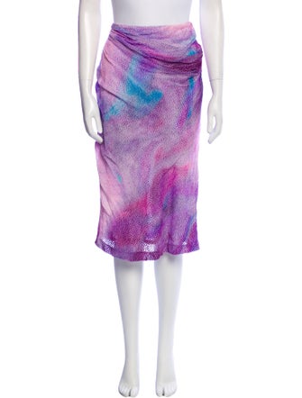 Iro Printed Midi Length Skirt