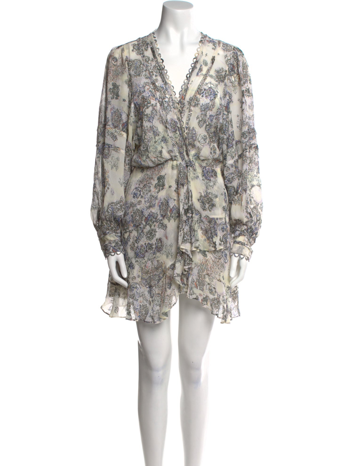 Iro Floral Print Mini Dress