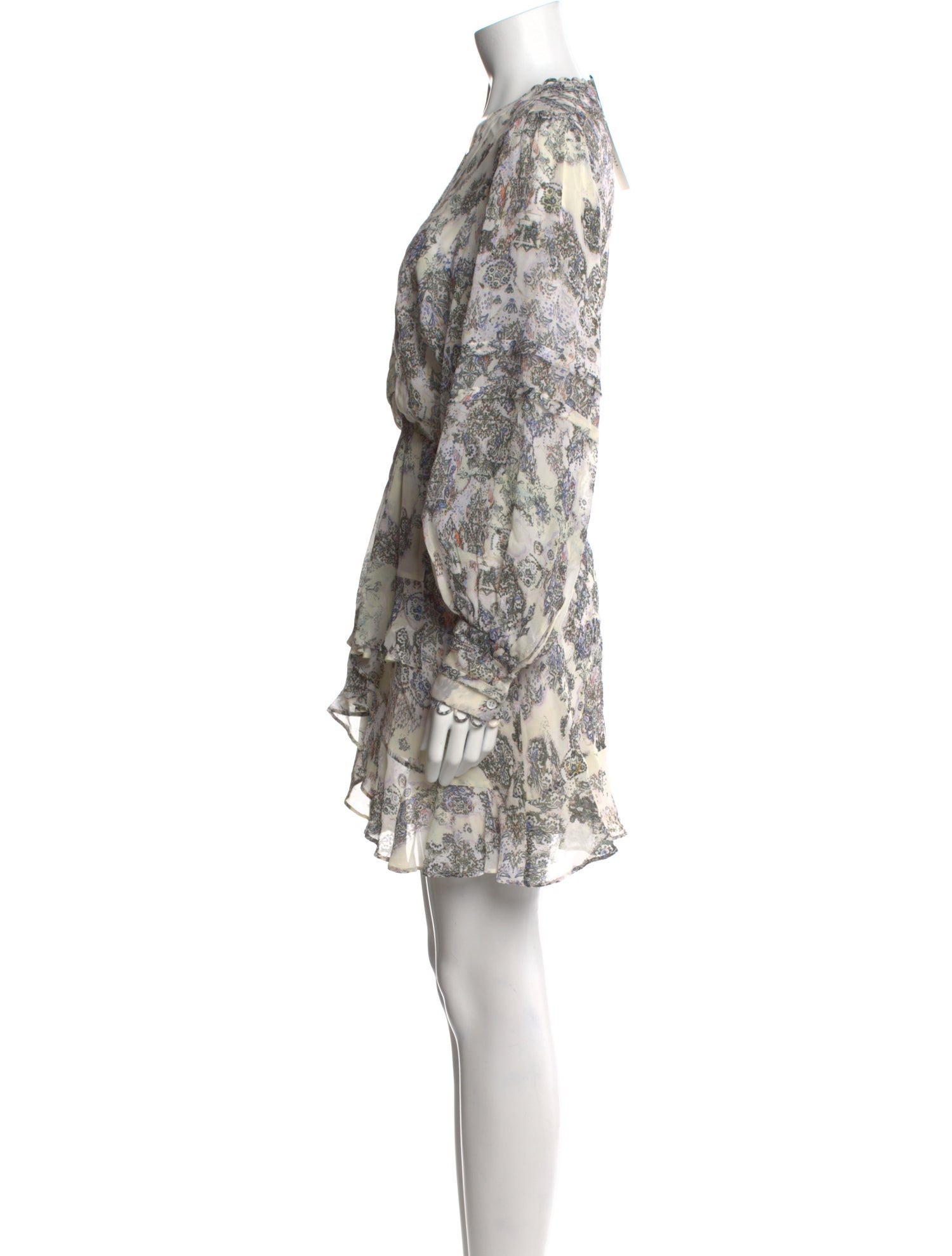 Iro Floral Print Mini Dress