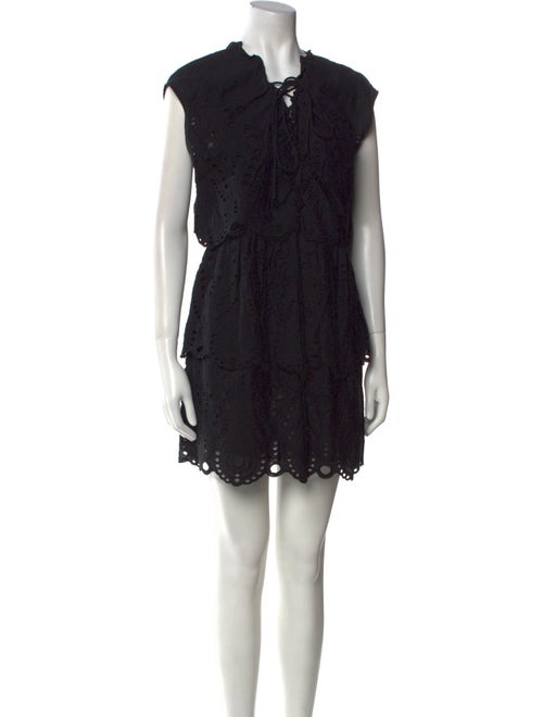 Iro Tie Neck Mini Dress