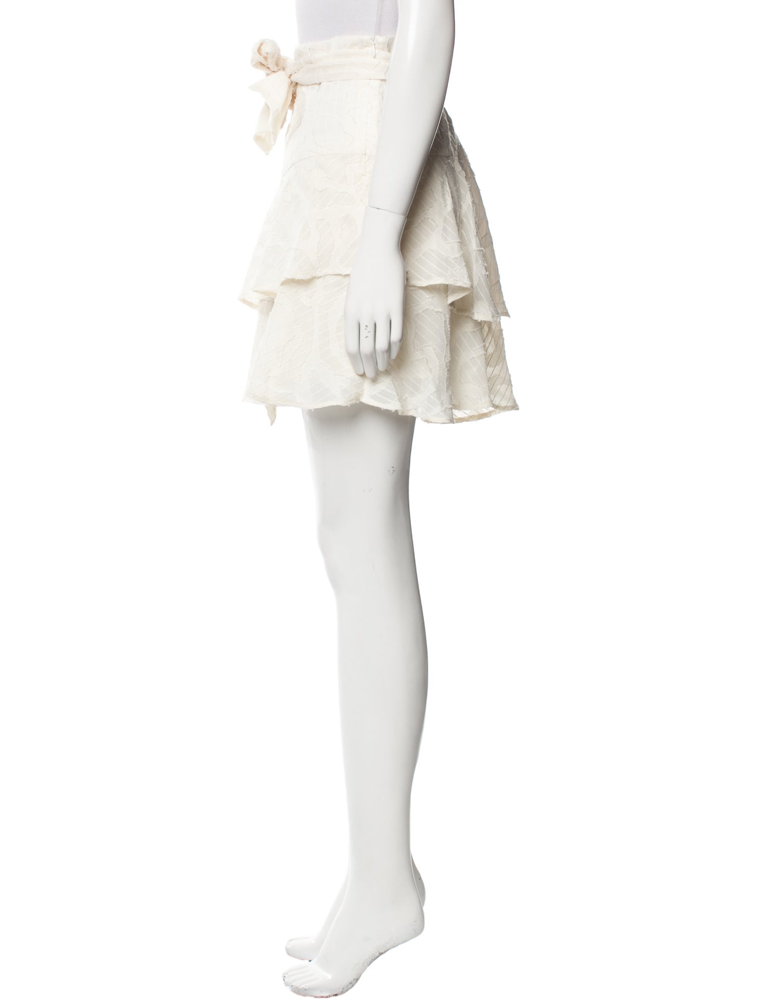 Iro Striped Mini Skirt