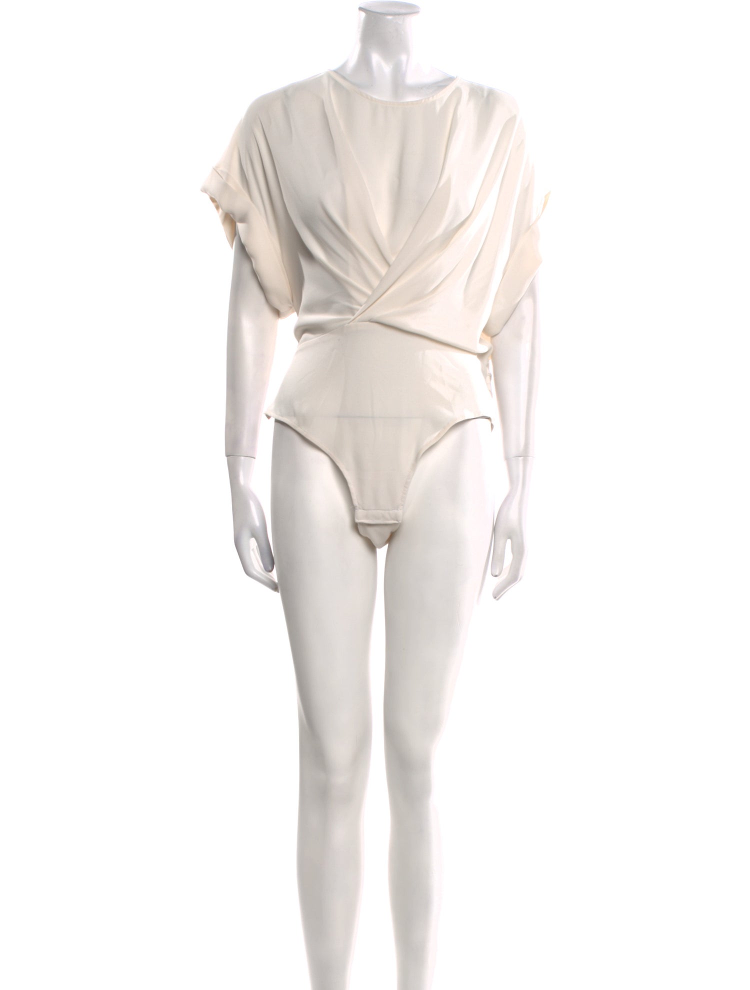 Iro Cowl Neck Short Sleeve Bodysuit