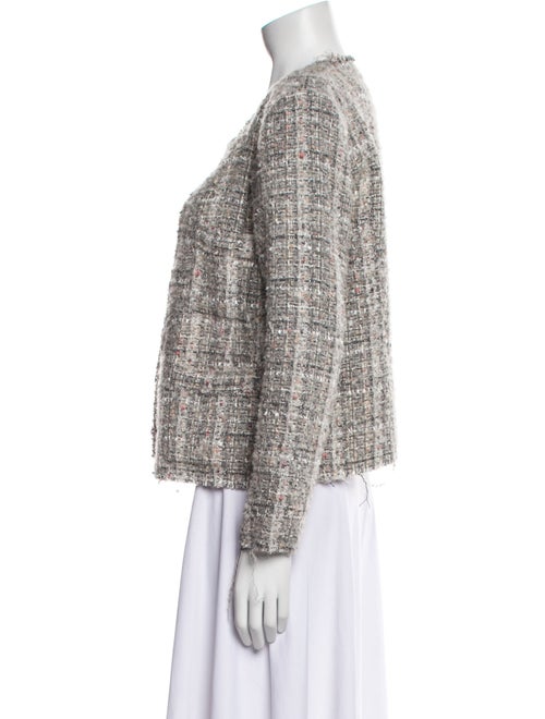 Iro Wool Tweed Pattern Evening Jacket