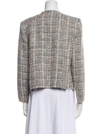 Iro Wool Tweed Pattern Evening Jacket