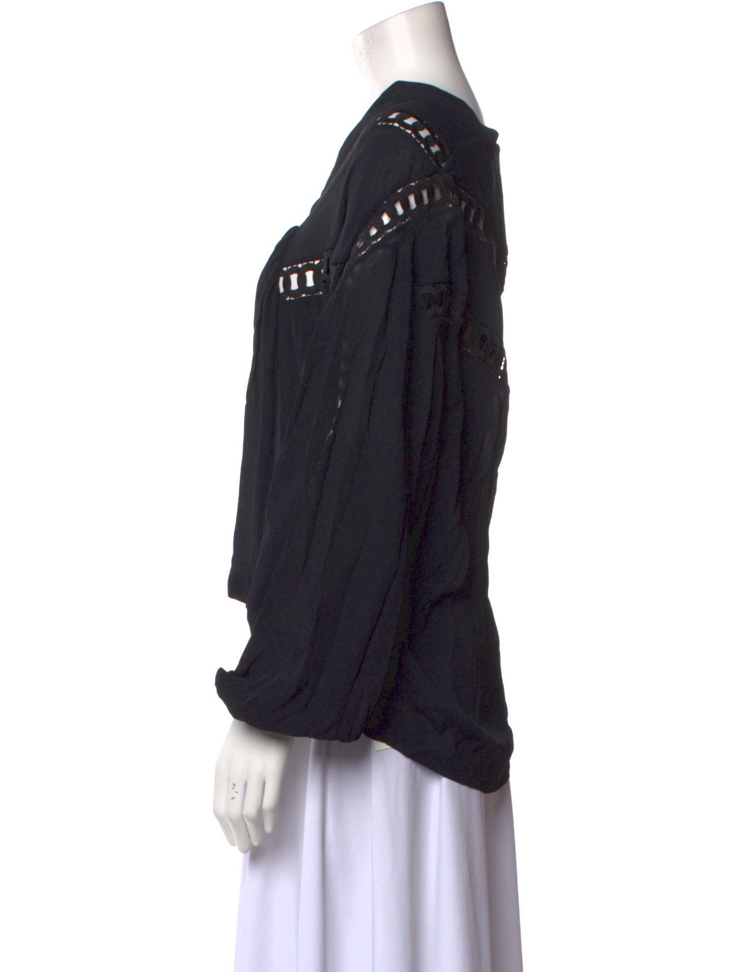 Iro V-Neck Long Sleeve Blouse