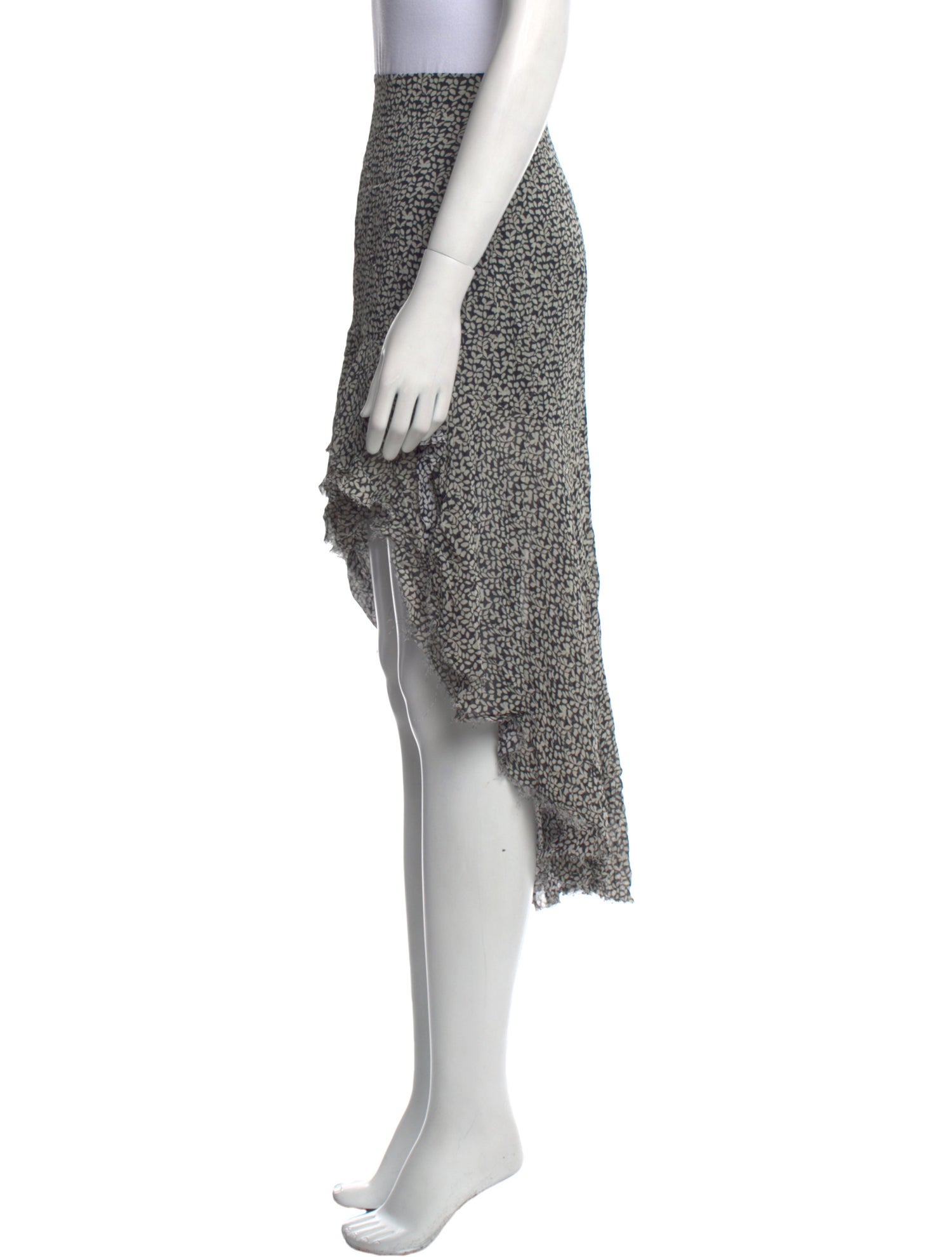 Iro Floral Print Knee-Length Skirt