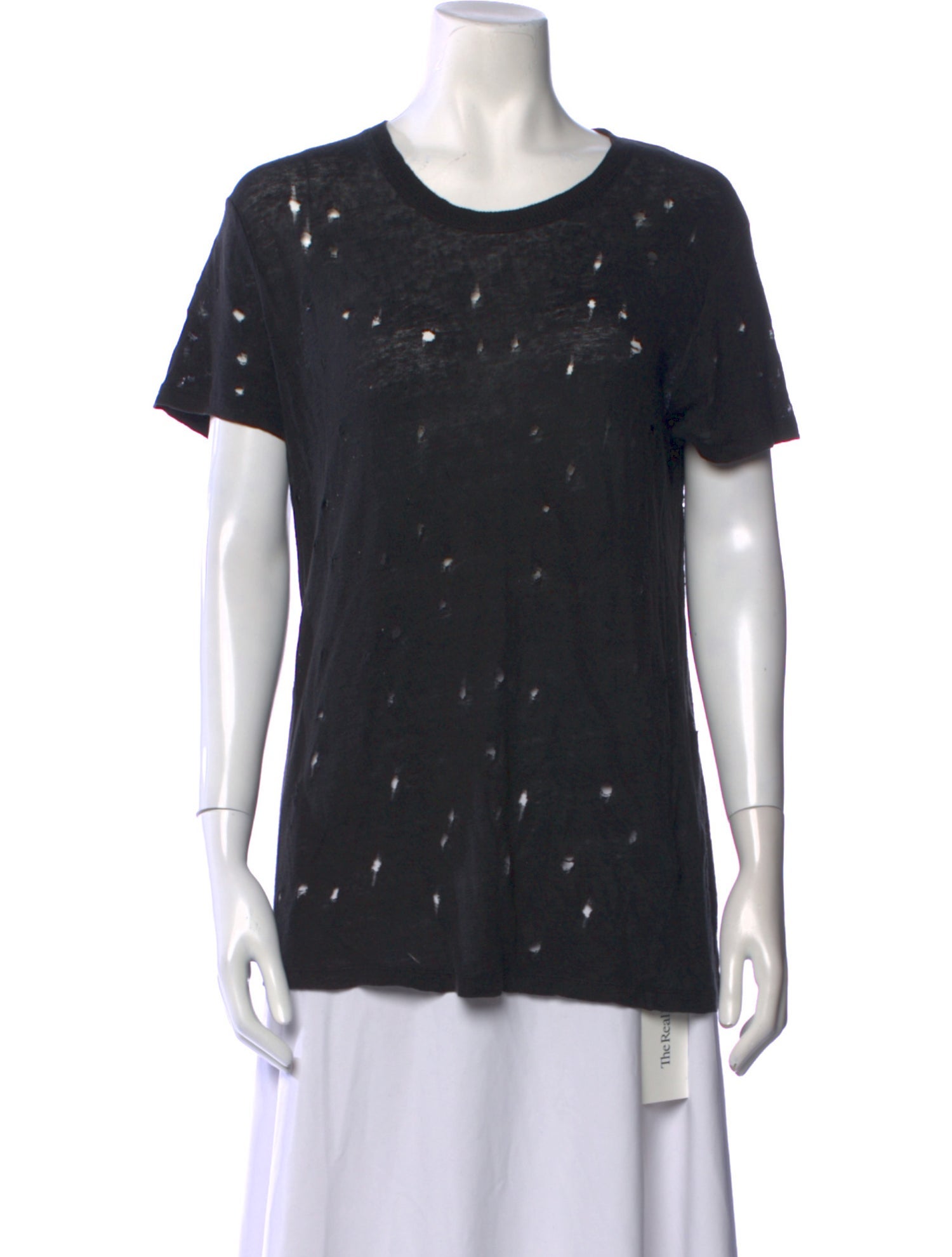 Iro Linen Scoop Neck T-Shirt