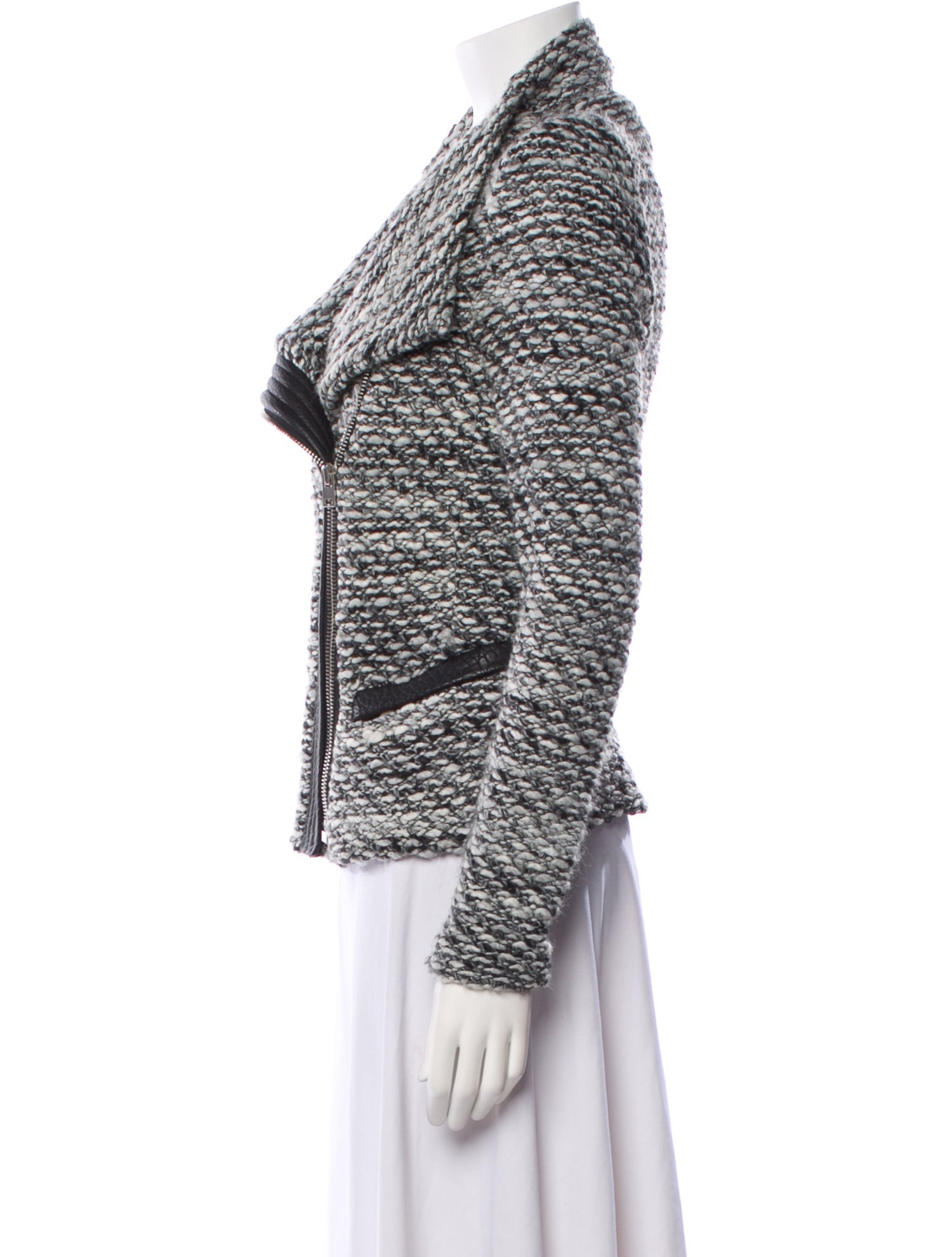 Iro Tweed Pattern Jacket