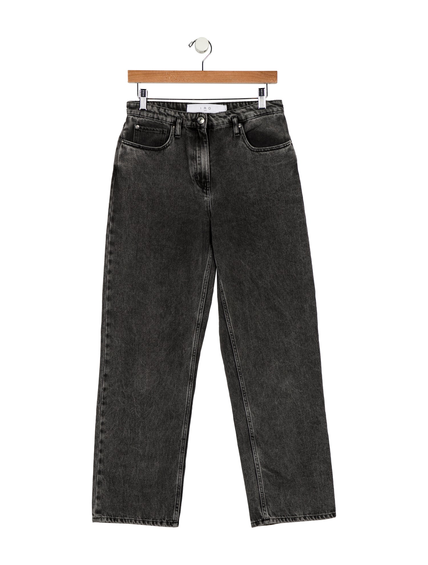 Iro High-Rise Straight Leg Jeans