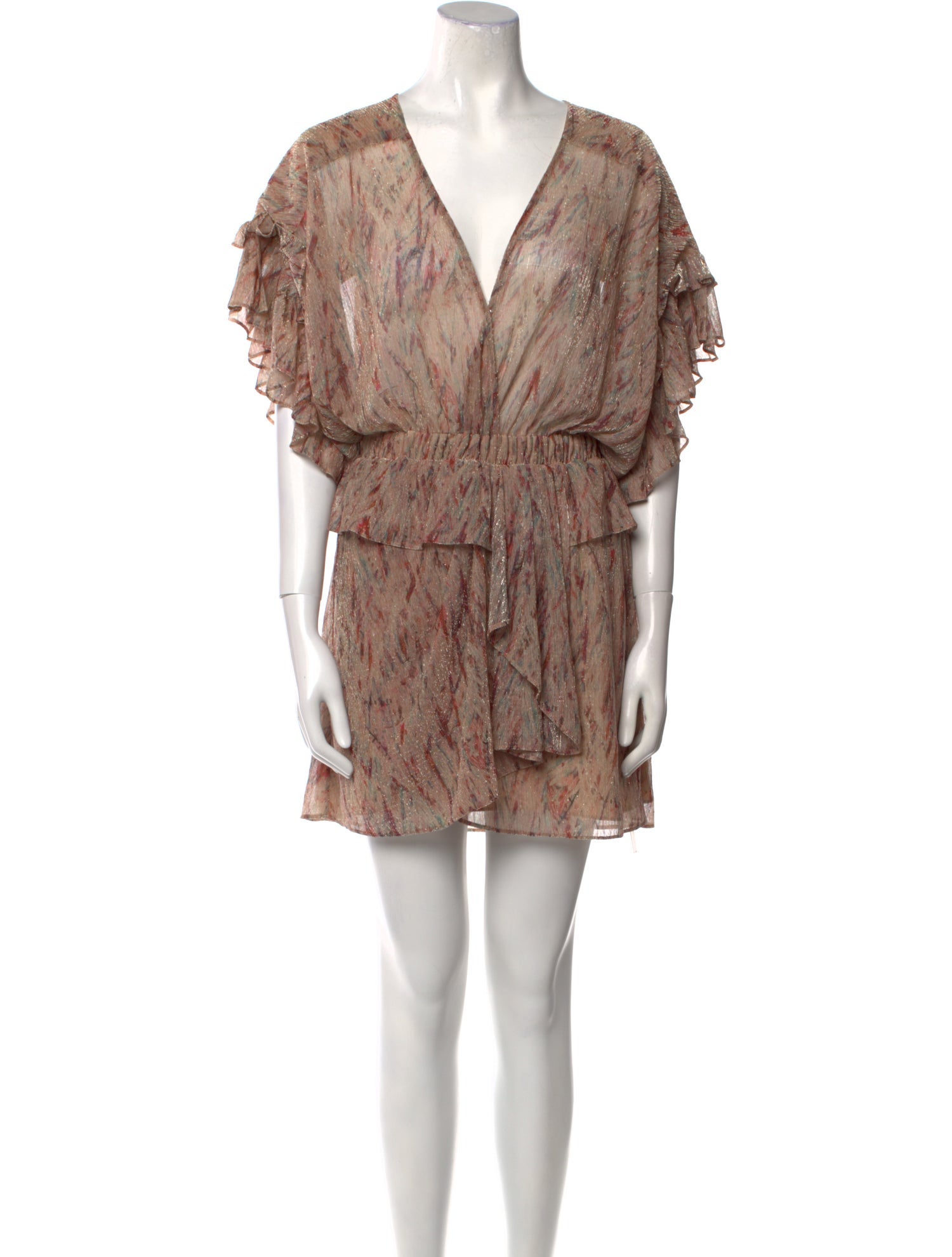 Iro Printed Mini Dress