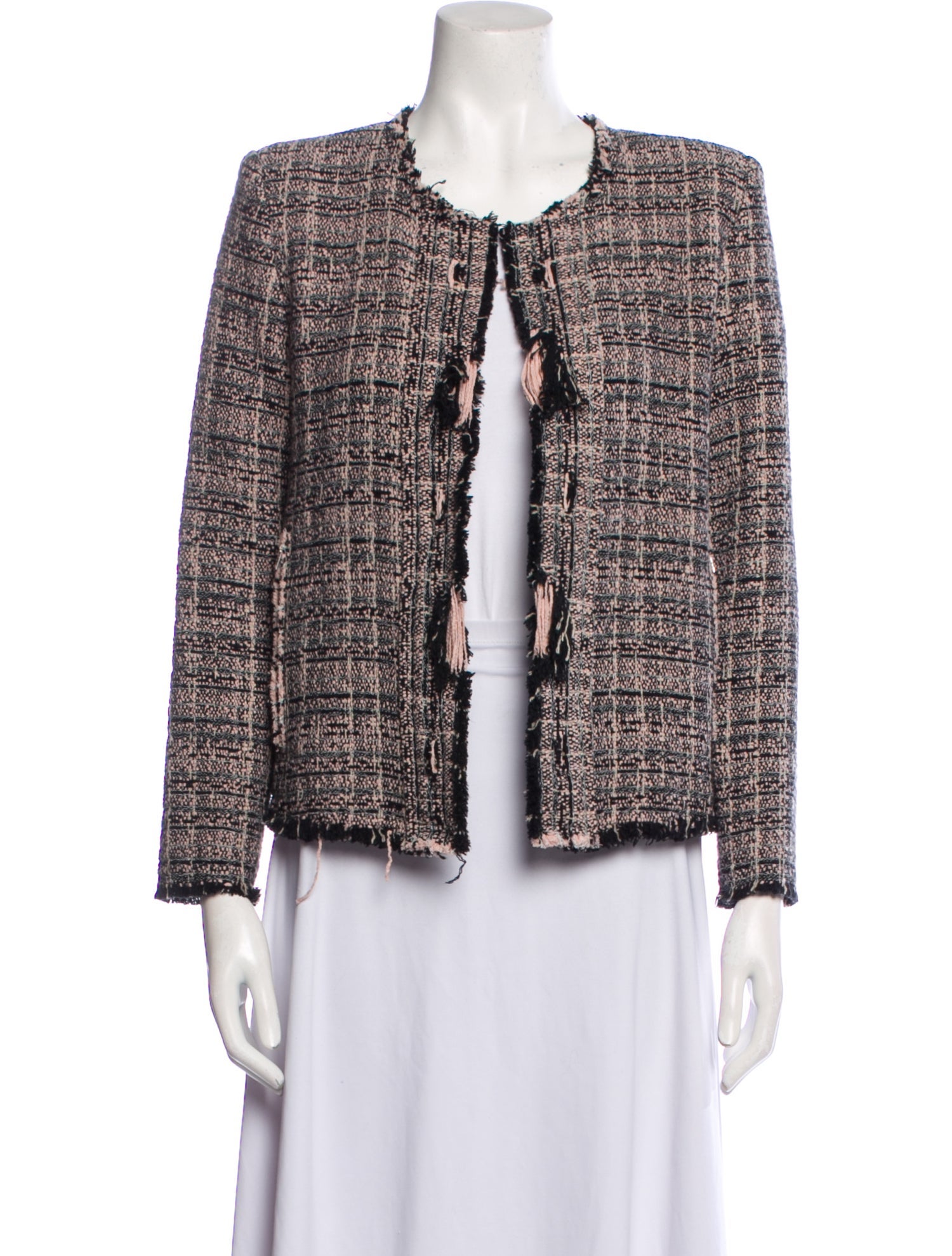 Iro Tweed Pattern Jacket