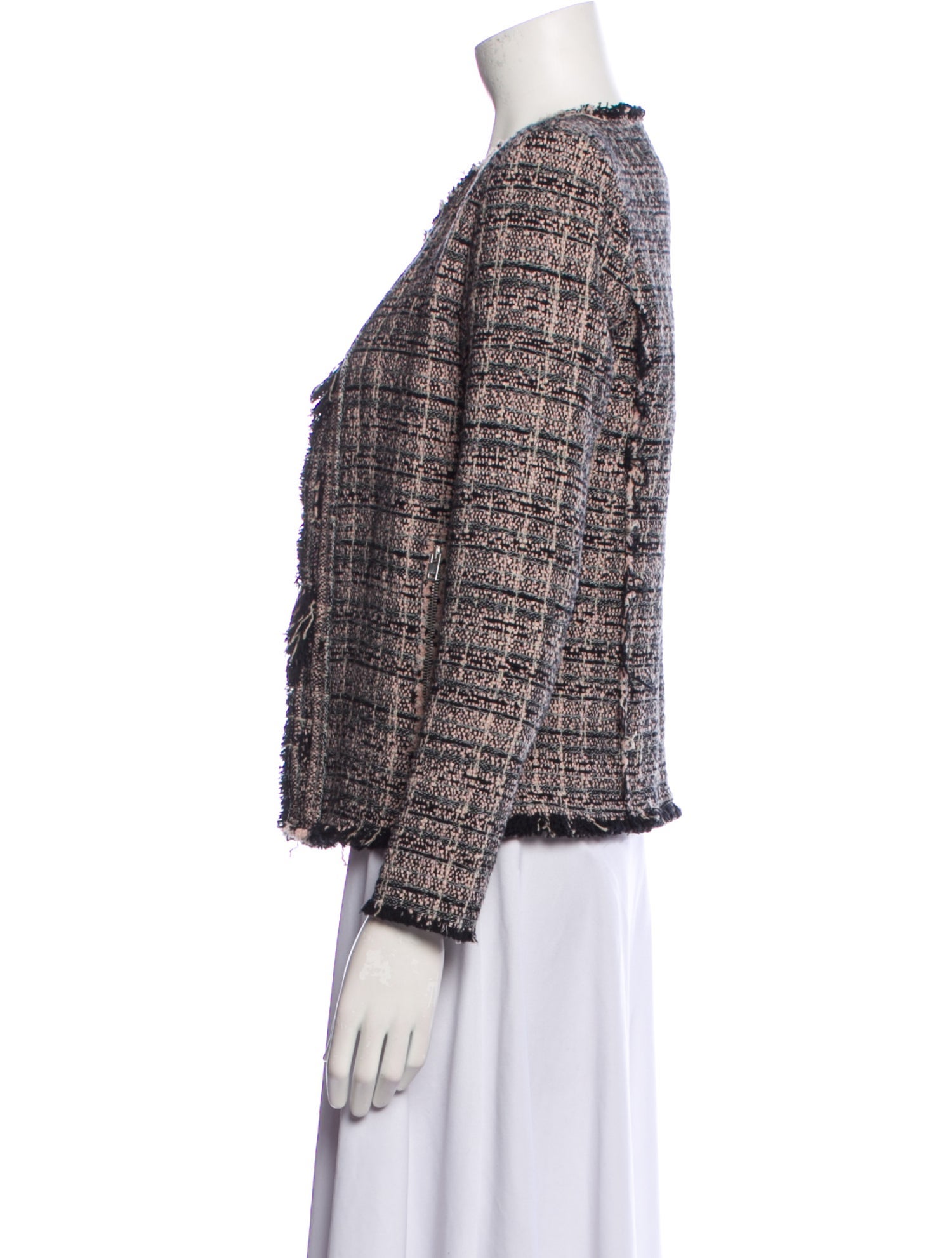 Iro Tweed Pattern Jacket