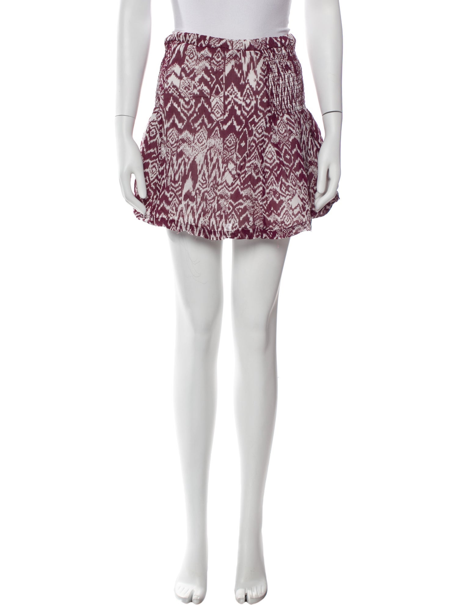 Iro Printed Mini Skirt