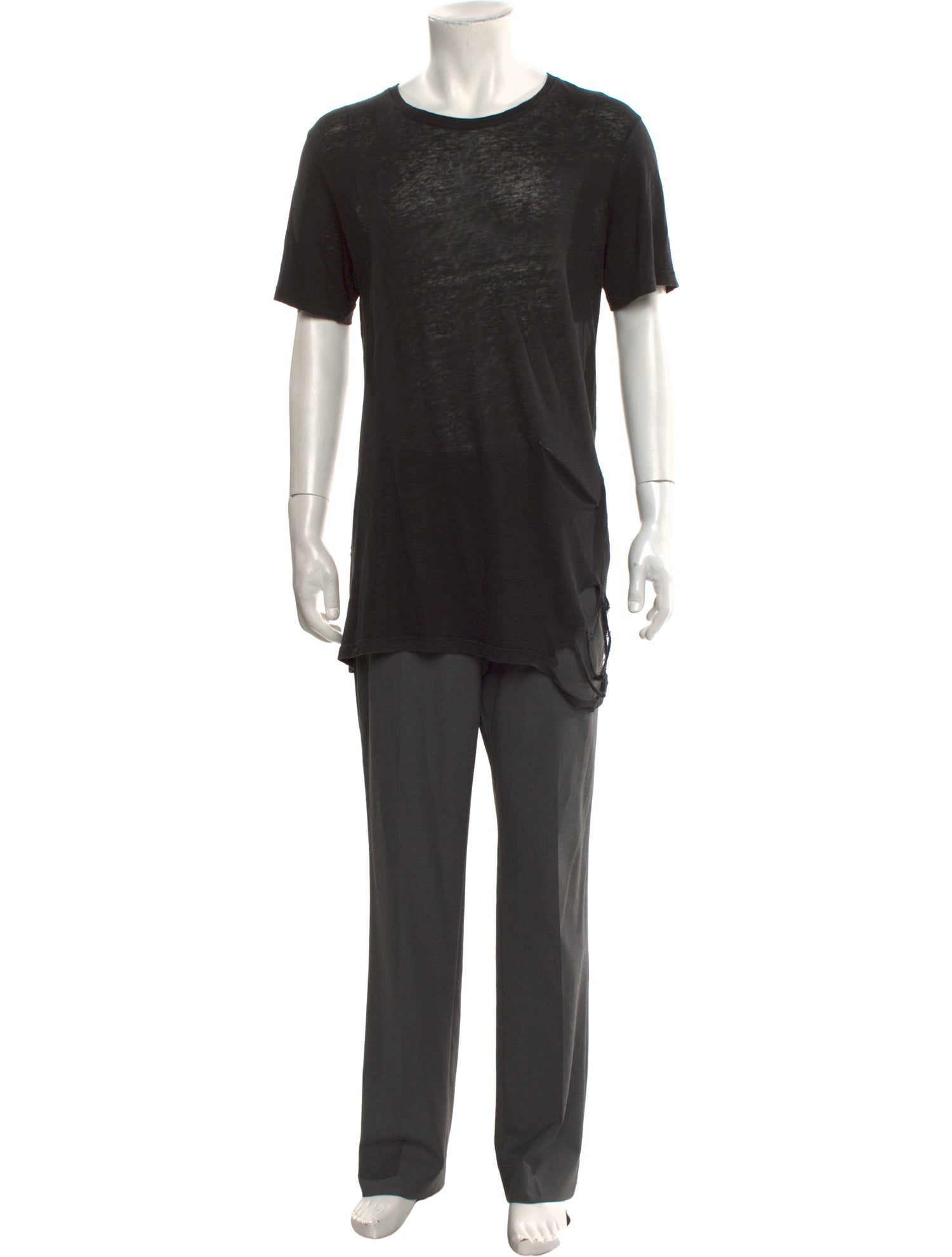 Iro Linen Crew Neck T-Shirt