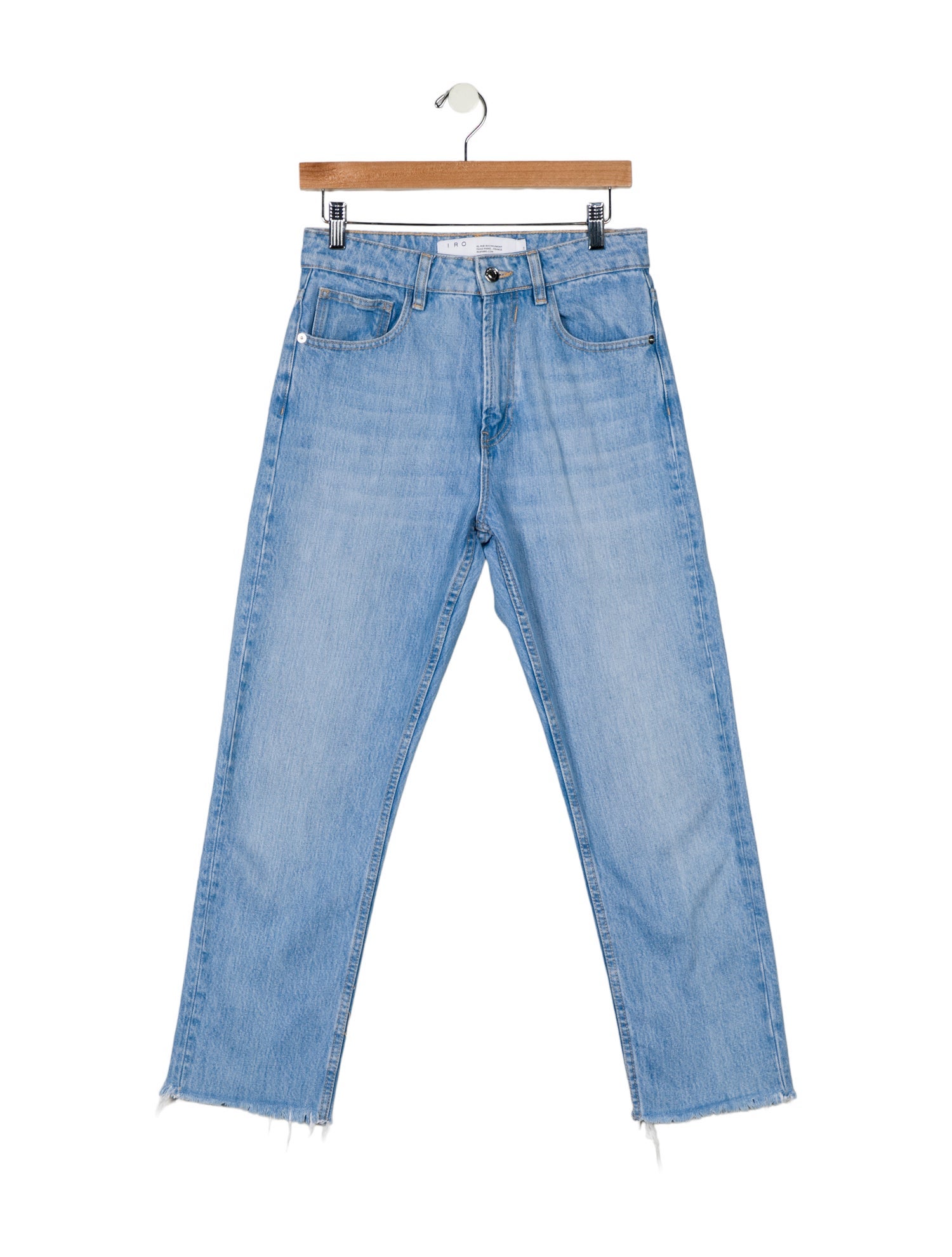 Iro High-Rise Straight Leg Jeans