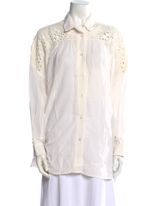 Iro Long Sleeve Button-Up Top