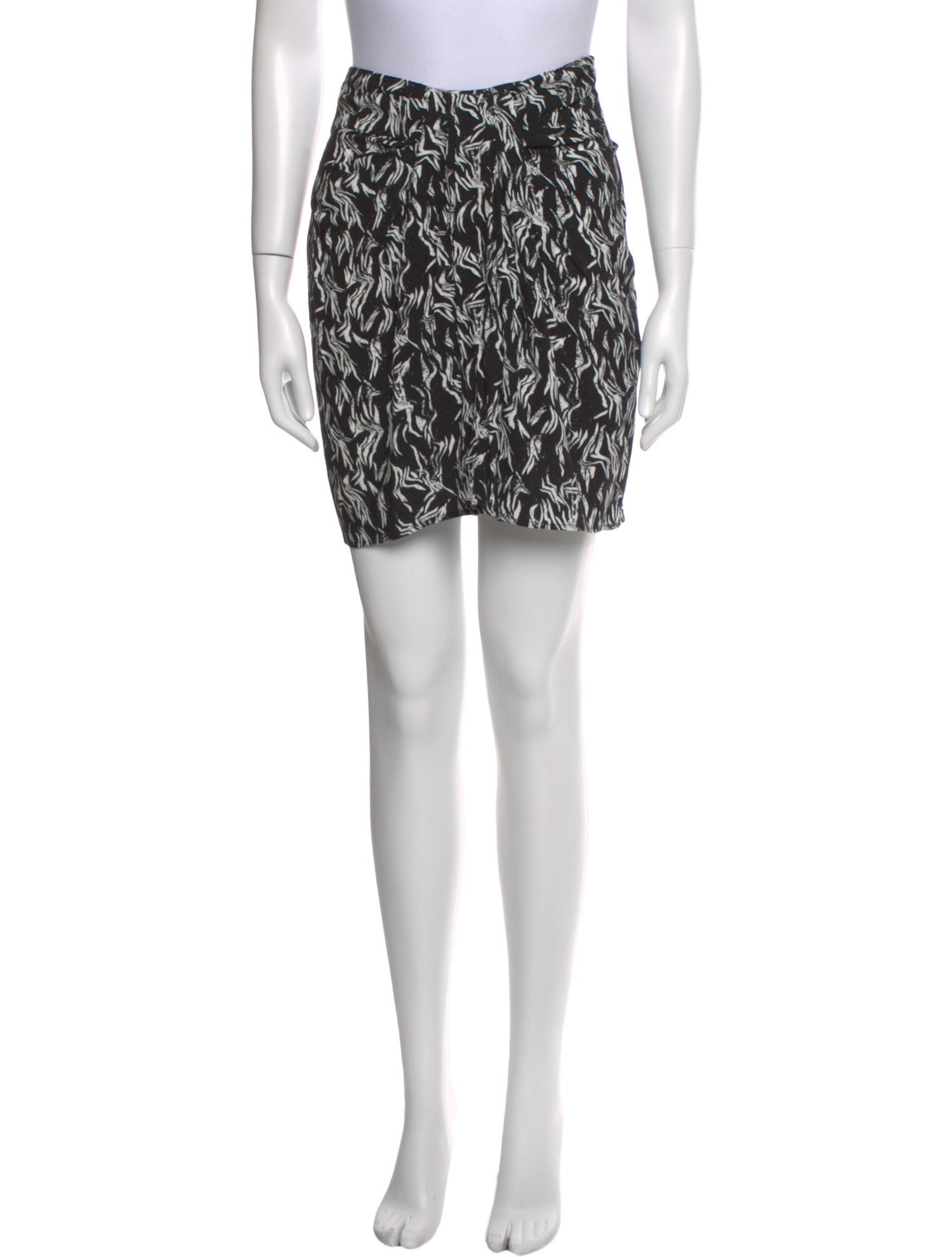 Iro Printed Mini Skirt w/ Tags