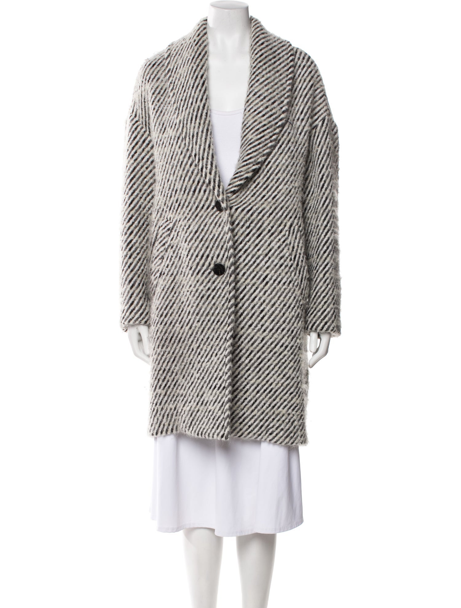 Iro Tweed Pattern Coat