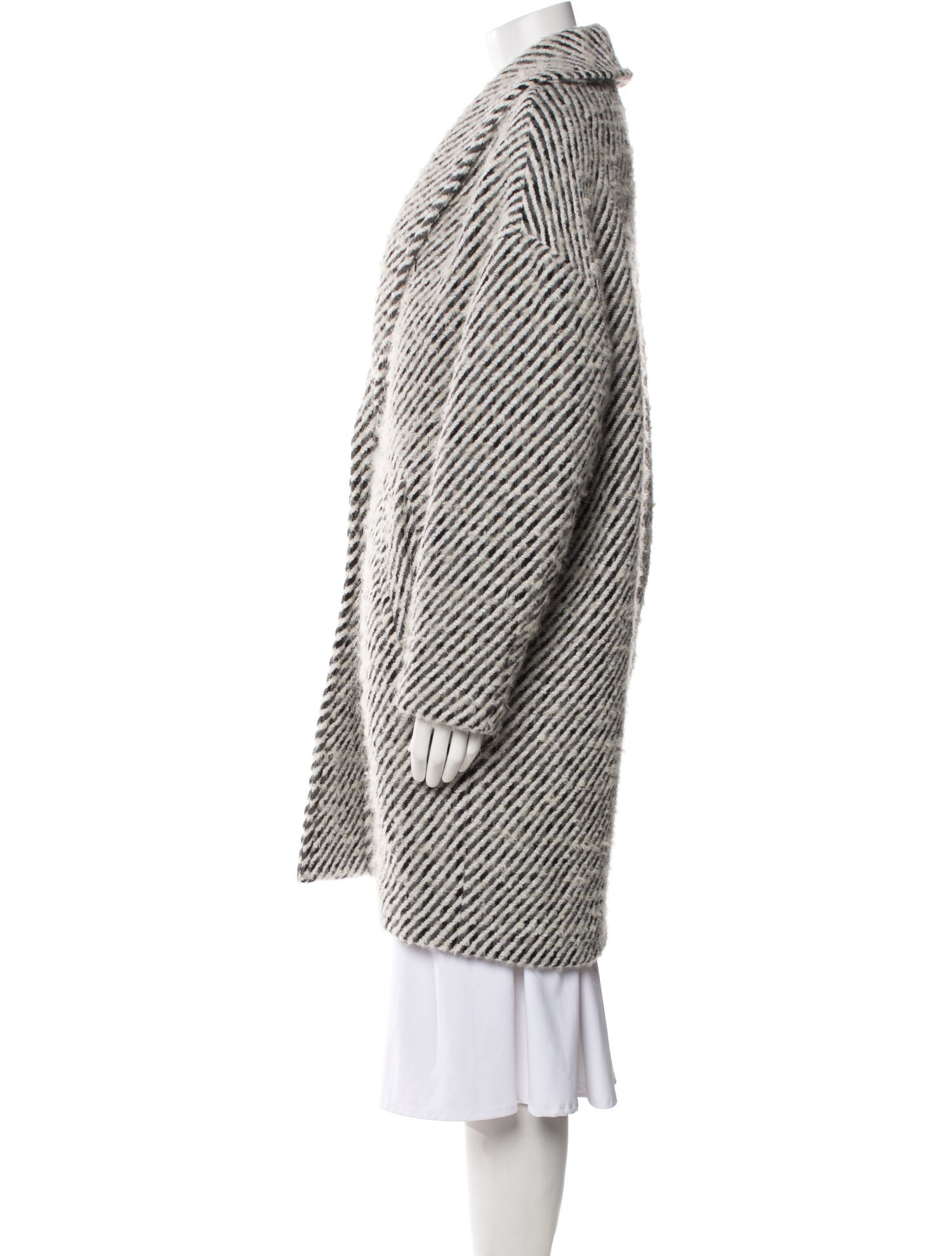 Iro Tweed Pattern Coat